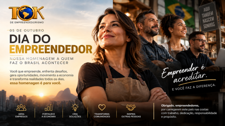 empreendedora olhando para o futuro com esperança e responsabilidade